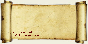 Denis Žebeljan vizit kartica